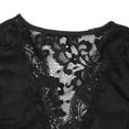 thumbnail image 6 of OKSALE Dolman Tops for Women Trendy Deep V Neck Shirts Mesh Lace Long Sleeve Shirt Elegant Sexy Blouse Soft Comfort Blouses Solid Color Party Top 2025, 6 of 9