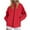 Red, variant on Tdoqot Womens Waterproof Windbreaker with Hood- Loose Full Zip Fashion Lightweight Casual Fall Outdoor Hiking Jackets Black Size XL