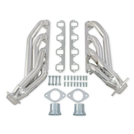 Scott Drake C5ZZ-9430-CC-SH Shorty Headers Silver Ceramic Coated