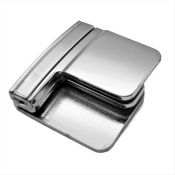 Abrazadera de Ajuste de CinturóN Clip de CinturóN Multifuncional Hebilla de Ajuste Pantalones Cintura Hebilla de CinturóN Plegable RetráCtil, Plata