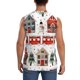 thumbnail image 4 of Fotbe Christmas Houses Men's Camiseta sin Mangas Estampada para Hombres, Playera Casual para Gimnasio, Entrenamiento, Playa-Medium, 4 of 7