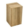 thumbnail image 6 of NYEESS 12"x12"x19.6" Light Wood Grain MDF Side Table Coffee Table for Living Room, 6 of 11