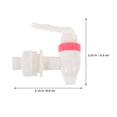 thumbnail image 2 of IDEANATEGRATE 4Ud Plástico Para De Agua Con A Presión Y Mantenimiento Sin Herramientas, 2 of 8