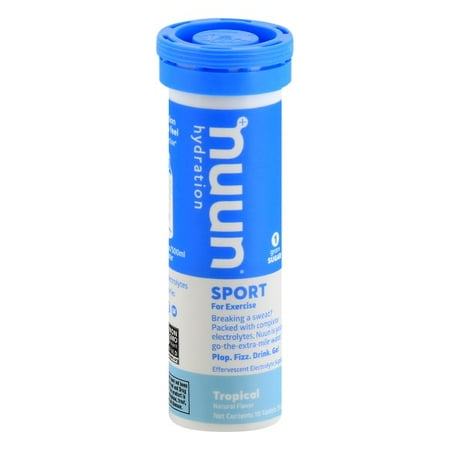 Nuun - Active Effervescent Electrolyte Supplement Tropical - 10 Tablets