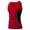 Red, variant on Mens Compression Tank Top Fashion Base Layer Sleeveless Sports Tank Top Sleeveless Muscle Tank Top