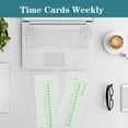 thumbnail image 3 of Time Cards ALGLEA, 500 unidades, semanales, para empleados, de una cara, 3 of 7