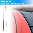 thumbnail image 4 of Burlete de goteo Unique Bargains 2 piezas para Toyota Yaris Sedan 2007-2011 No.7555152160/7555252140, 4 of 7