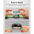 thumbnail image 3 of ESR Armorite Case & Screen Protector Set Compatible with Apple Watch Ultra 3/Ultra 2/Ultra (49mm), Military-Grade Aluminum Alloy Case & 2 Pack Tempered Glass, Stay Original, Titanium, 3 of 9