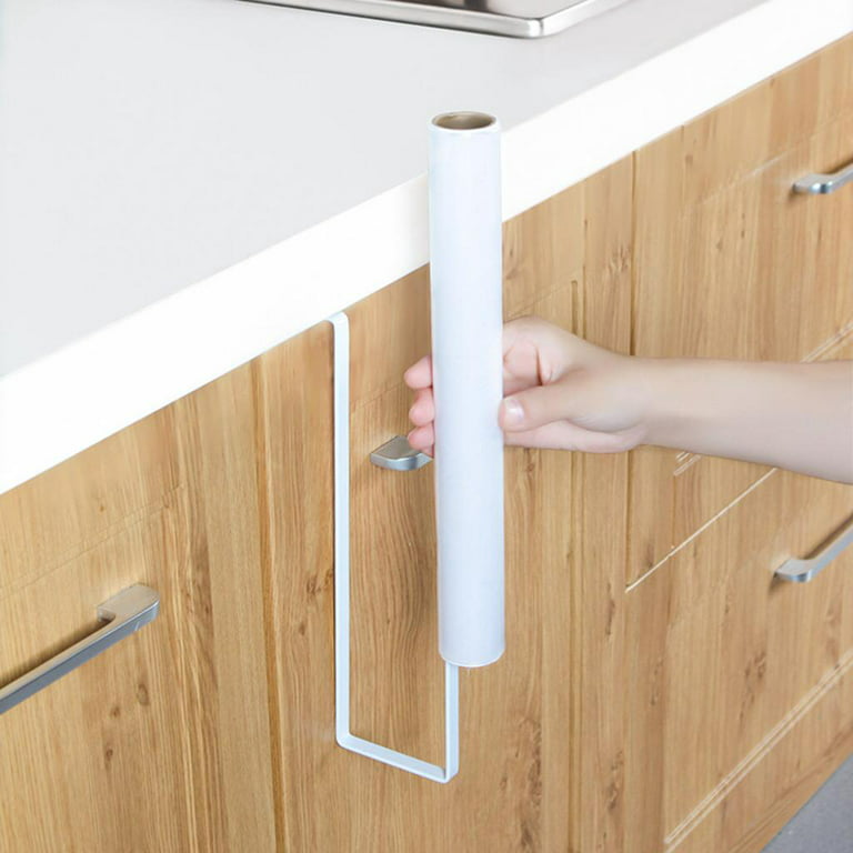 Dogorow Paper Towel Holder - Under Cabinet Paper Towel Holder for Kitchen,  Bathroom - One Hand Operation, Space Saving Design - Paper Towel Rack
