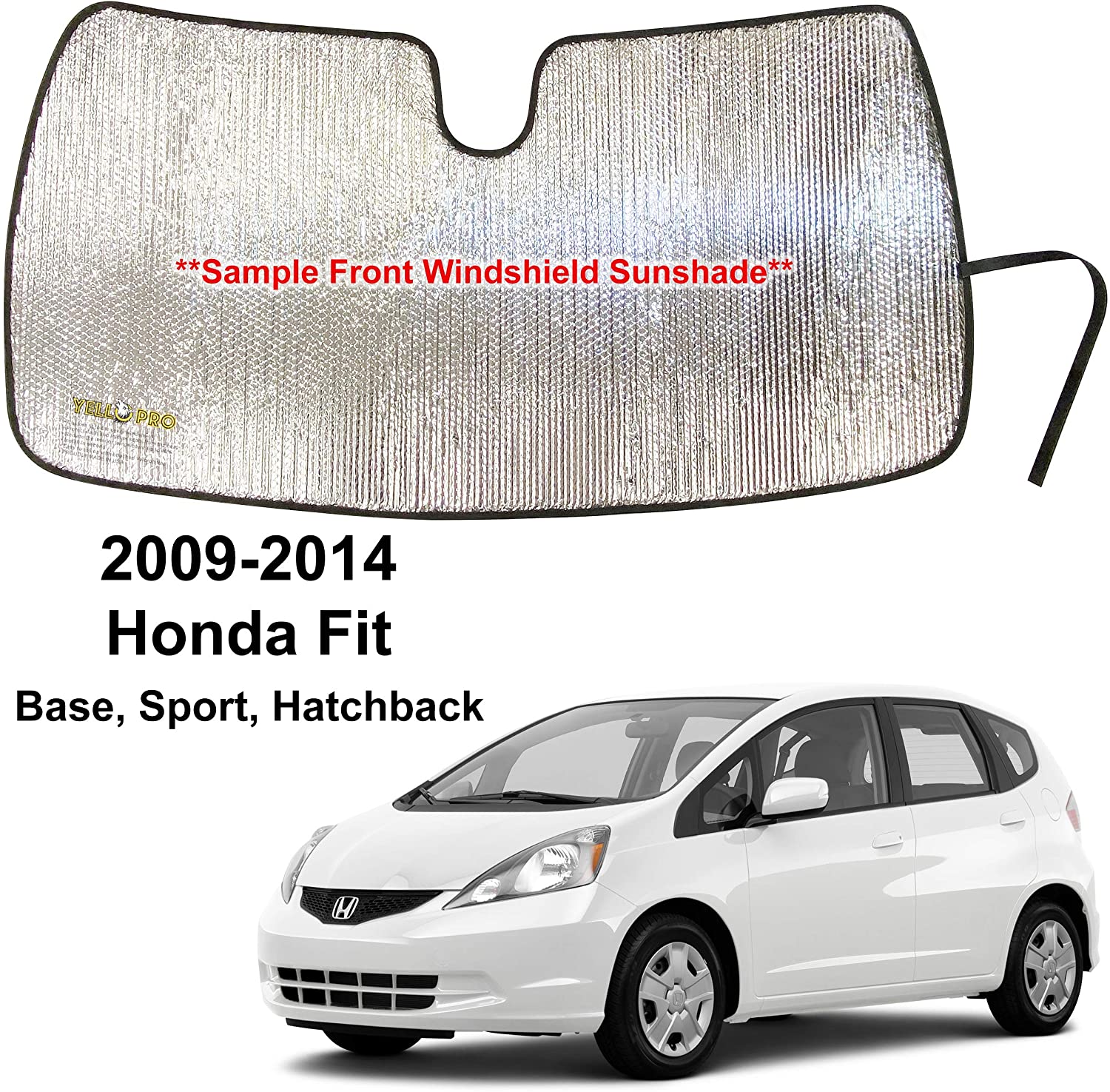 Honda Fit 20092014 Custom Fit Windshield Sun Shade Electronics
