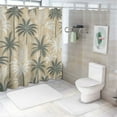 thumbnail image 7 of GOSMITH Palm Tree Retro Summer Decoration Shower Curtain for Bathroom, Multiple Sizes White, 7 of 7