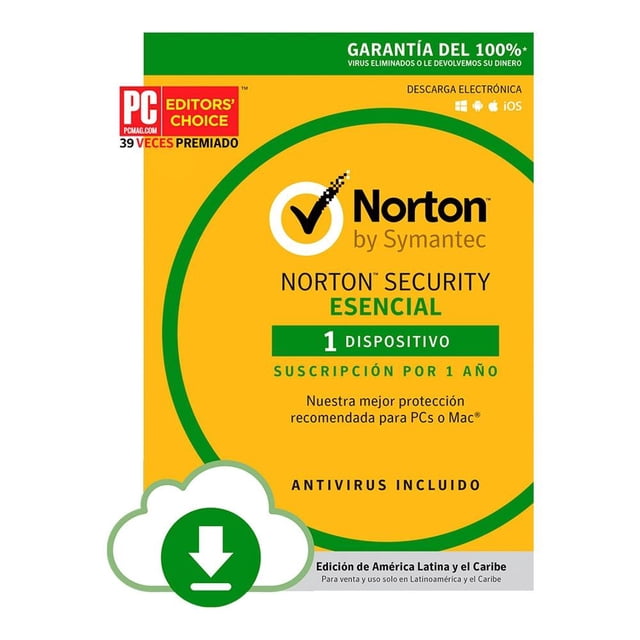 Antivirus Norton Security Standard 3.0 para 1 Dispositivo por 1 Año Descargable