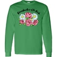 thumbnail image 3 of Inktastic Grandmother of the Bride Roses and Daisies Long Sleeve T-Shirt, 3 of 5