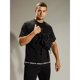 thumbnail image 2 of Adidas - Camiseta Linear Logo Repetido para Hombre (Negro, Blanco), 2 of 6