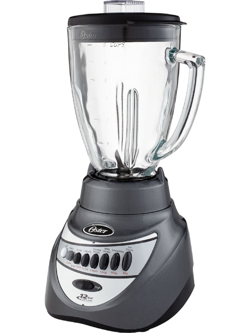 Oster 700W 2-in-1 12 Speed Blender & Food Chopper, 6 Cup