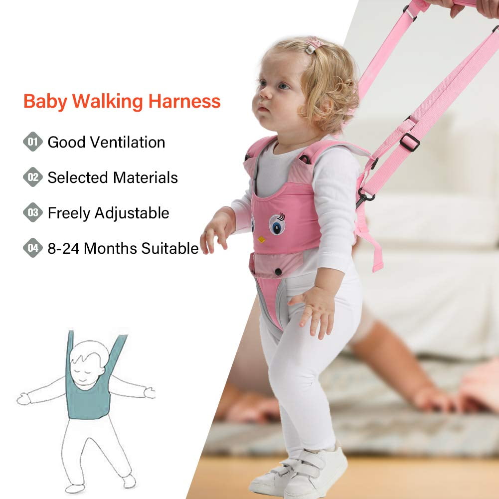 Baby Toddler Saftey Leash Kids Walking Harness Sure Steps Child Belt Black 