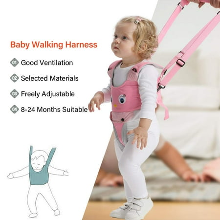 Handheld Baby Walking Harness for Kids, Adjustable Toddler Walking ...