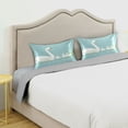 thumbnail image 3 of Yayeee Pillowcase Standard Size Set of 2 Satin Wrinkle Resistant Pillow Case, White Cartoon Swan, 3 of 7