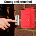 thumbnail image 4 of Dayesque Lockable Wall-Mounted Mailbox with Key, Plastic Mail Organizer for Letters, Home and Office Mail Storage Box, 4 of 9