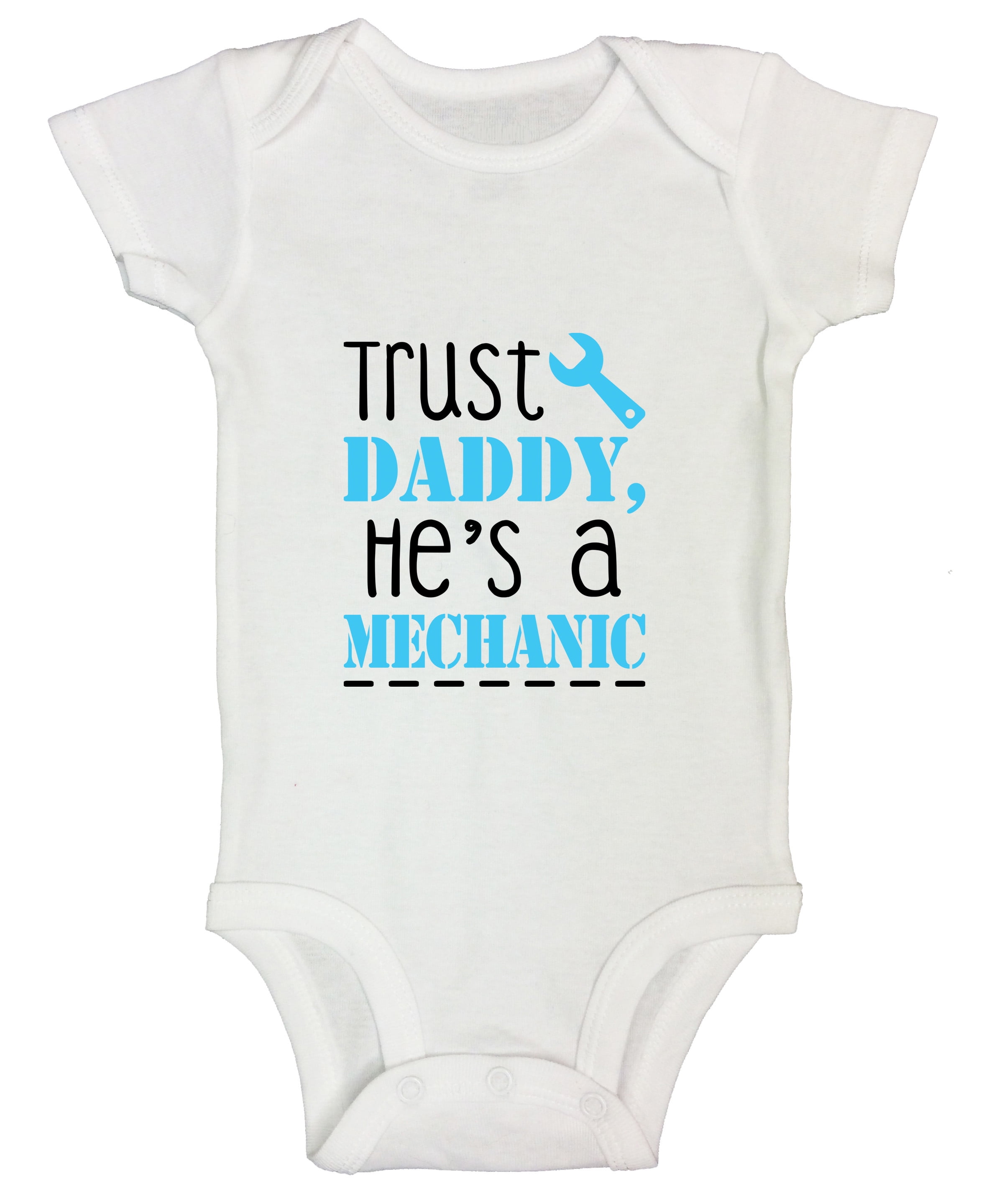 mechanic baby onesie