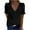 Black, variant on Oalirro Womens Blouses and Tops Dressy Summer Black Summer Blouses for Women Fashion Women Casual Solid Short Sleeve V-Neck Lace T-Shirt Blouse Tops, M