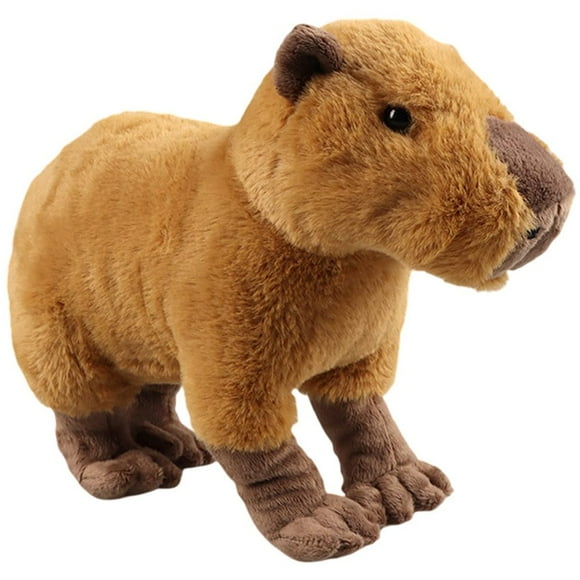 Realistic Capybara Plush Toy Simulation Capybara Stuffed Toy Soft Cute Rodent Toy Lifelike Wild Animal