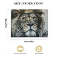 thumbnail image 3 of Nawypu  Black And White Lion with Crown Canvas Wall Art Abstract， King Animal Artwork Lion Head Portrait Gol Canvas Art Posters And Wall Art Prints, 3 of 6