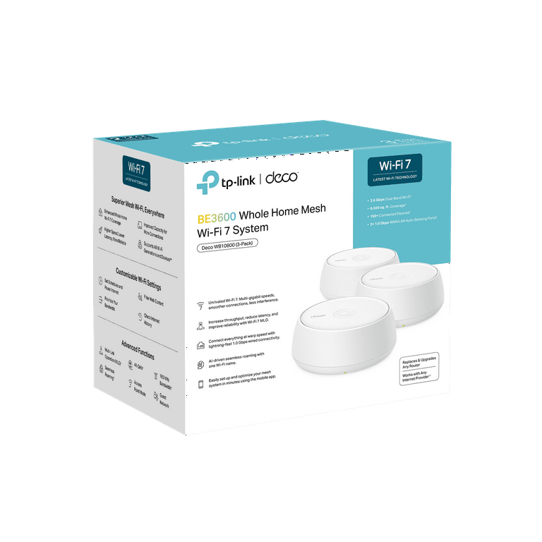 TP-Link BE3600 Wi-Fi 7 Dual-Band, Next-Generation AI-Driven