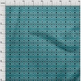 thumbnail image 4 of oneOone Cotton Poplin Turquoise Blue Fabric Block Fabric For Sewing Printed Craft Fabric By The Yard 56 Inch Wide, 4 of 6