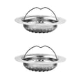 thumbnail image 1 of Advancent 2 unids/set colador de fregadero fácil de limpiar residuos inteligente para fregadero de cocina filtro de fregadero antiobstrucción Hardware 551 11CM estilo ligero, 1 of 6