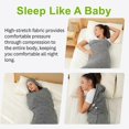 thumbnail image 5 of Compression Sleep Sack Ultra-Lightweight Wearable Blanket for Stress & Anxiety Relief, Airplane Hotel Travel Swaddle Blanket, 5 of 5