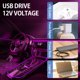 thumbnail image 2 of El Wire Luz De Neón 16.4Ft 360 ° Iluminación Coche Led Cuerda De Luz Diy Atmósfera Flexible Para Automoción Interior Del Coche Decoración De Fiesta En El Jardín, Púrpura Muyoka Hogar, 2 of 7