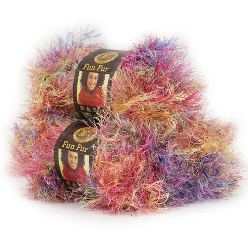 Lion Brand Yarn Fun Fur 3Pack Novelty Eyelash Yarn