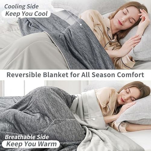 Frozera Cooling Blanket Icecozy Cooling Blanket 2024 New Cooling Items for Bed Smooth Air Condition Comforter Summer Cool Feeling Fibre Skin Friendly Breathable Quilt Walmart