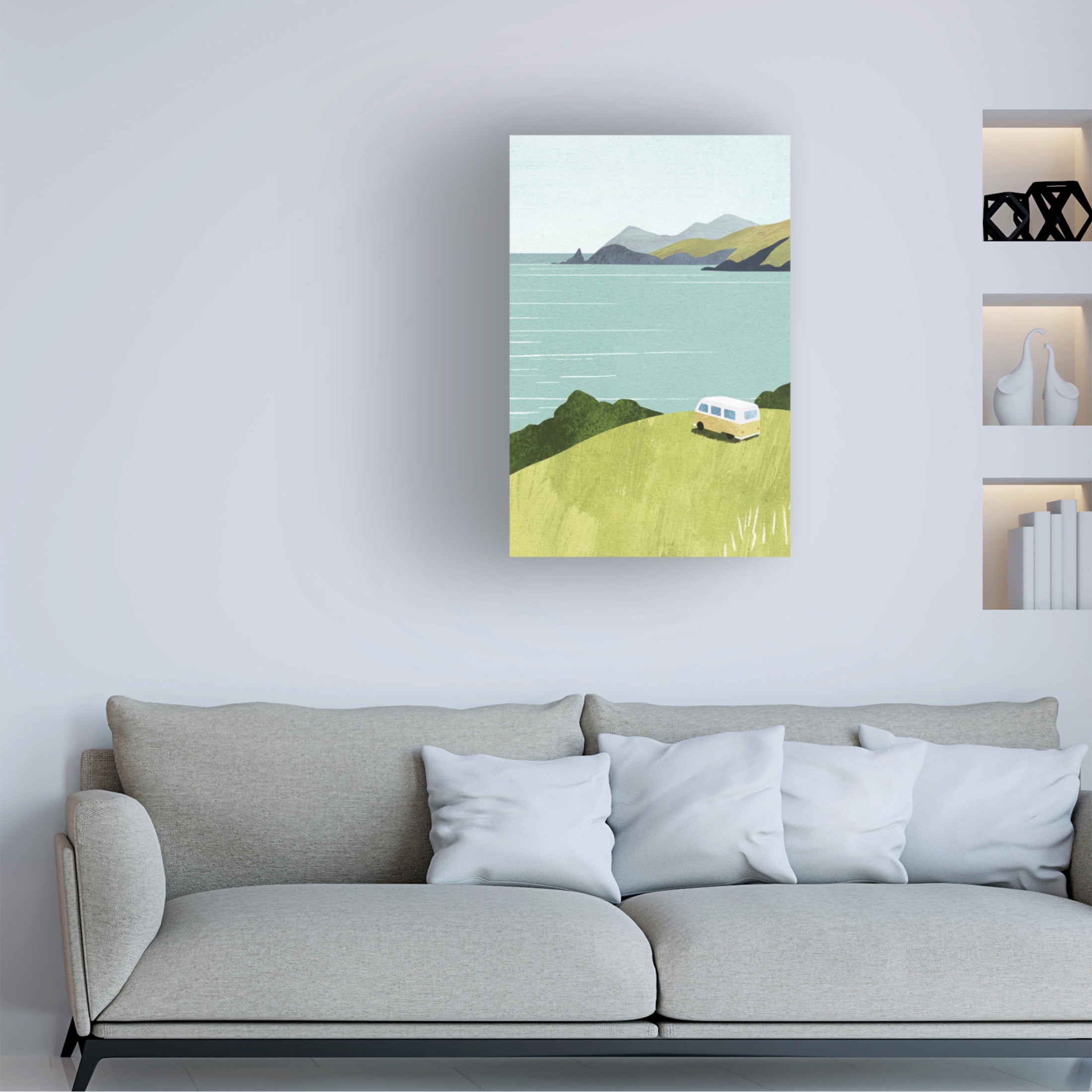 Trademark Fine Art longwayhome Van Life Canvas Wall Art