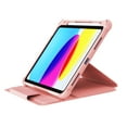 thumbnail image 6 of Dteck Case for iPad 10th Generation 10.9 inch 2022,Magnetic Leather Shockproof Rubber Rugged Case 360 Rotatable Kickstand Built-in Pencil Holder Heavy Duty Cover,Pink, 6 of 8