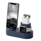 thumbnail image 1 of Soporte de silicona para cargador 3 en 1 para Apple Watch iPhone Airpods (azul) WDOplteas Para estrenar, 1 of 8