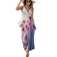 thumbnail image 1 of Watercolor Dandelion Vestido Sin Mangas Vestidos Para Mujer, Vestido Suelto De Verano 2025, 1 of 5