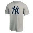 thumbnail image 2 of Men's Fanatics Heather Gray New York Yankees Official Logo T-Shirt, 2 of 3
