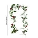 thumbnail image 3 of Modelos navideños, bayas rojas, agujas de pino, ratán, hojas navideñas, simulación de ratán, decoración navideña para fiestas de ratán., 3 of 6