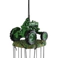 thumbnail image 4 of Ebros Old Fashioned Vintage Country Farm Green Tractor Model Wind Chime Garden, 4 of 9