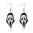 thumbnail image 1 of Pendientes acrílicos de fantasmas, pendientes colgantes de Halloween, pendientes de películas de terror, pendientes colgantes con personajes y texto, pendientes de Halloween, 1 of 5