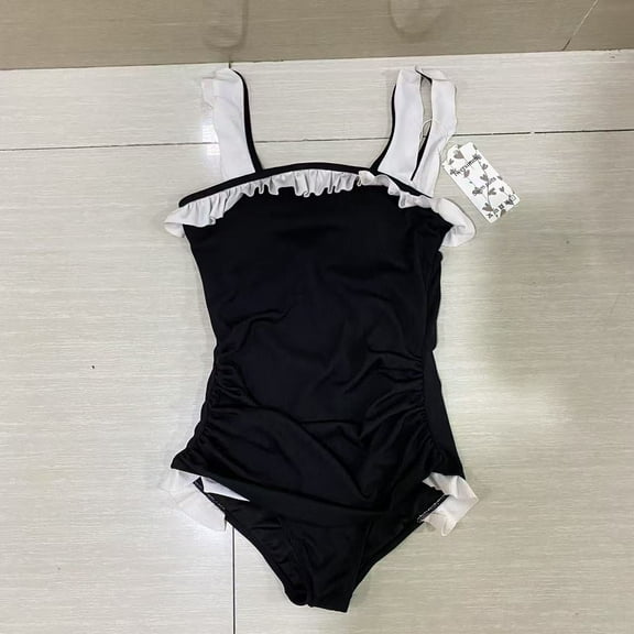 lwersimmg Swim suits,One Piece Swimsuit for Women Tummy Control Bathing Suits Ruched Swimwear(S)