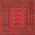 thumbnail image 1 of Ahgly Company Machine Washable Indoor Square Traditional Red Area Rugs, 6' Square, 1 of 7
