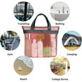 thumbnail image 7 of NOGIS Mesh Shower Caddy Bag Portable Hanging Toiletry and Bath Organizer with Zipper for Travel, Swimming, Gym, Camping, College Dorms, Beach (Pink), 7 of 7