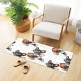 thumbnail image 6 of Bath Mat Soft Plush Non-Slip Absorbent Bathroom Rugs 39"x20" Cartoon Bulldog Playing Basketball, 6 of 8