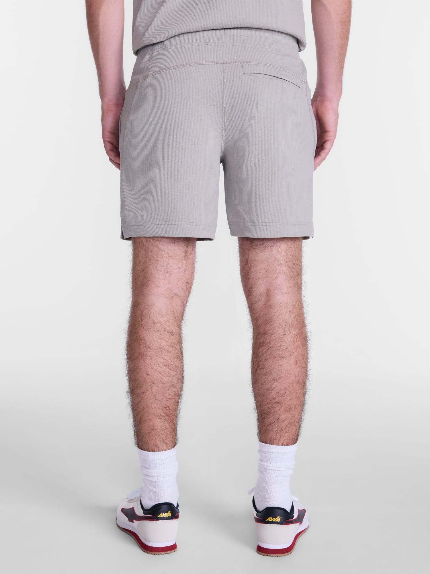 Avia Men's and Big Men's Seersucker Shorts, 7" Inseam, Sizes XS-5XB