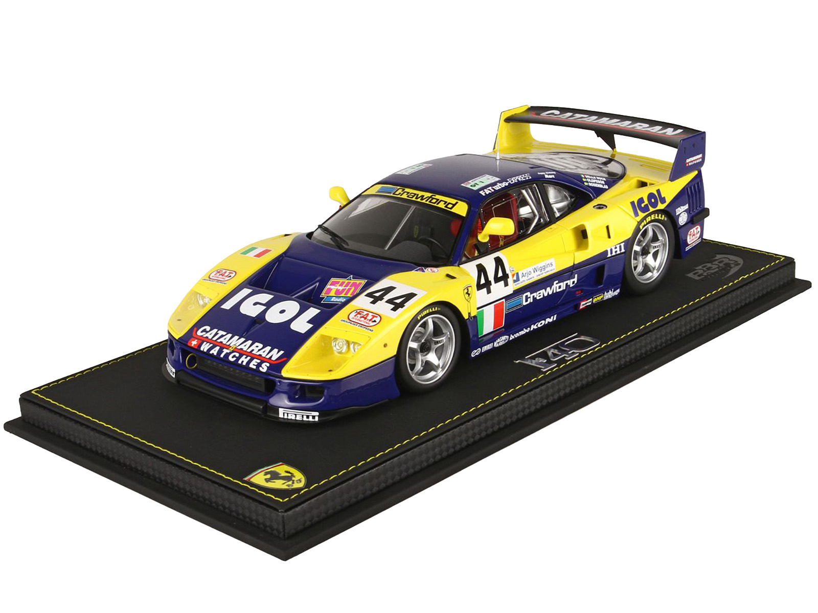 1/18 BBR フェラーリ F40 LM 24H Le Mans 1996 1/18 BBR 1996 Ferrari F40 LM Le Mans Pilot Pen Racing #56