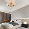 thumbnail image 4 of GoYeeL 18.11 inches Modern Dimmable 3-Light Light Gold, 4 of 8