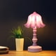 thumbnail image 4 of Luz de Noche Led, Minilámpara de Mesa con Diseño Floral, Efecto de Iluminación Suave y Cálida, Decoración Moderna de Escritorio, Ideal para Dormitorio, Cafetería, Funciona con Pilas, Tamaño, 4 of 4